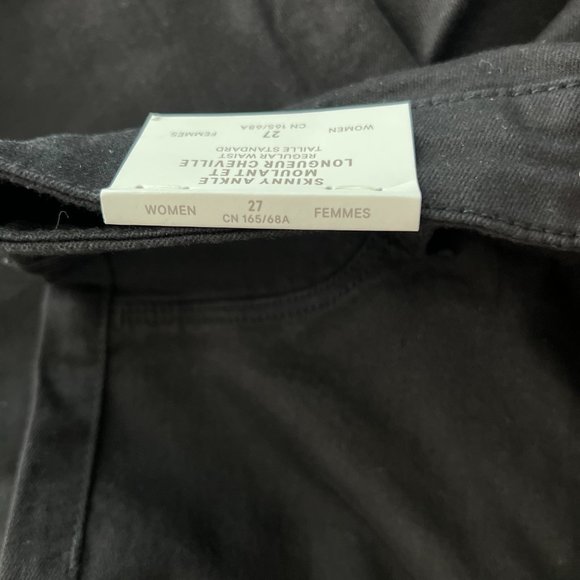 New H&M Black Skinny Ankle Jeans size 27 (bundle of three pairs) - Picture 8 of 9
